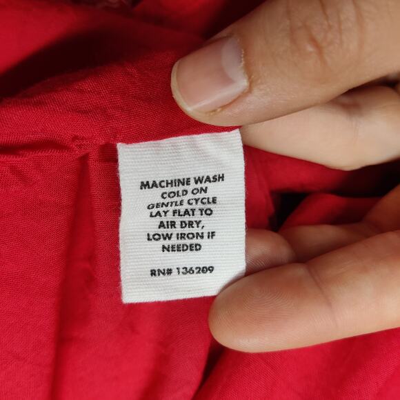 Hatch Rosalie Bandana Red Floral Maternity Midi Dress Size 2 Cross Straps - Picture 16 of 16